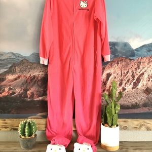 Hello Kitty Onzie with pockets and slippers